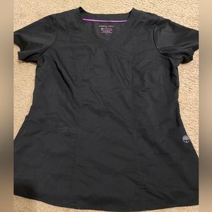 Purple label scrub top